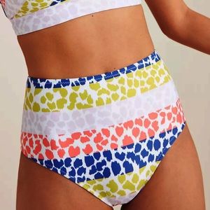 Anthropologie Rayna High-Waisted Bikini Bottoms